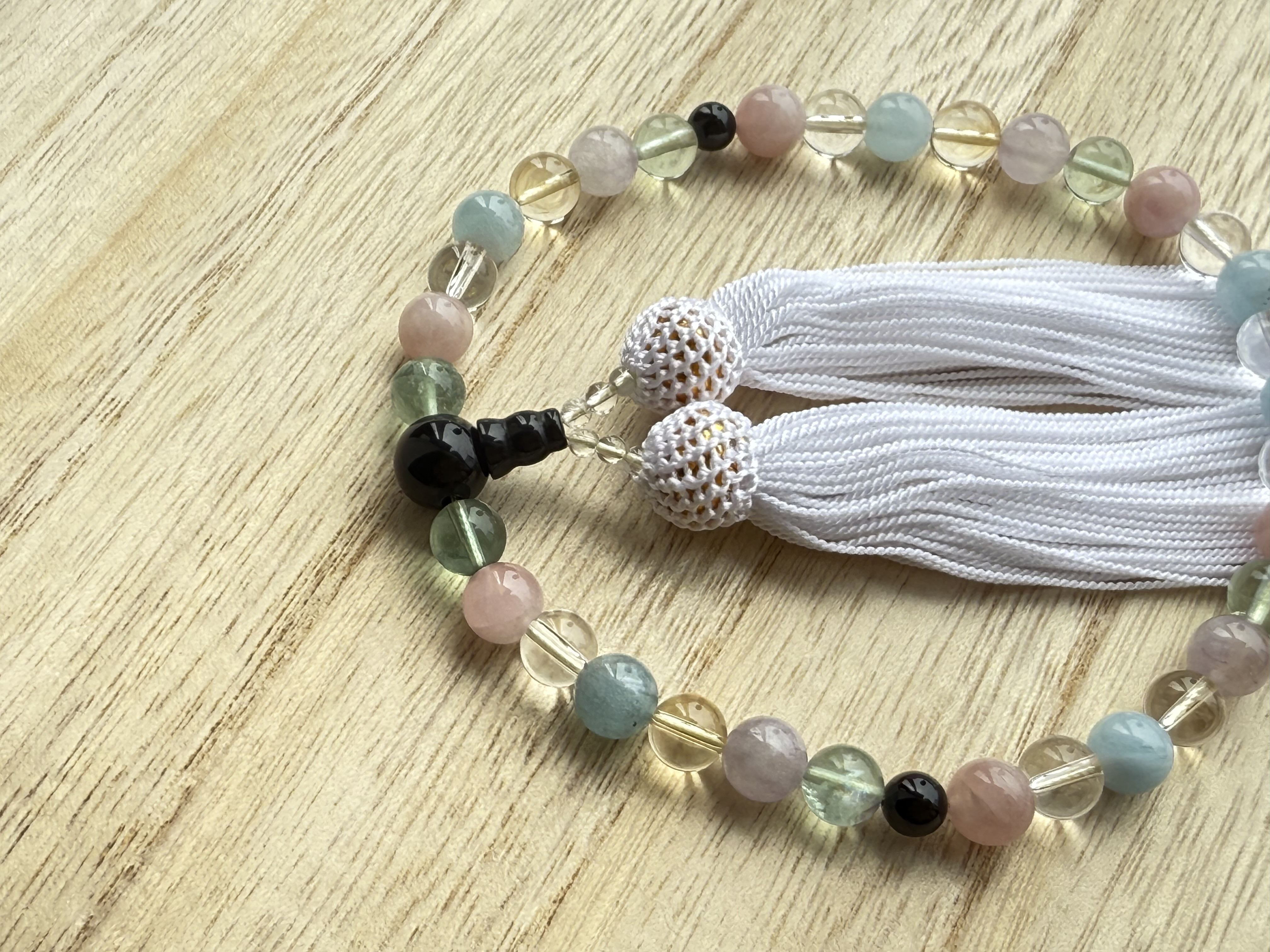 全宗派共通✳︎ 略式片手念珠✳︎五行水晶✳︎数珠