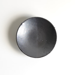 銀製の皿 黒吹き銀彩プレートL - 陶舗サノヤ「オンラインストア」