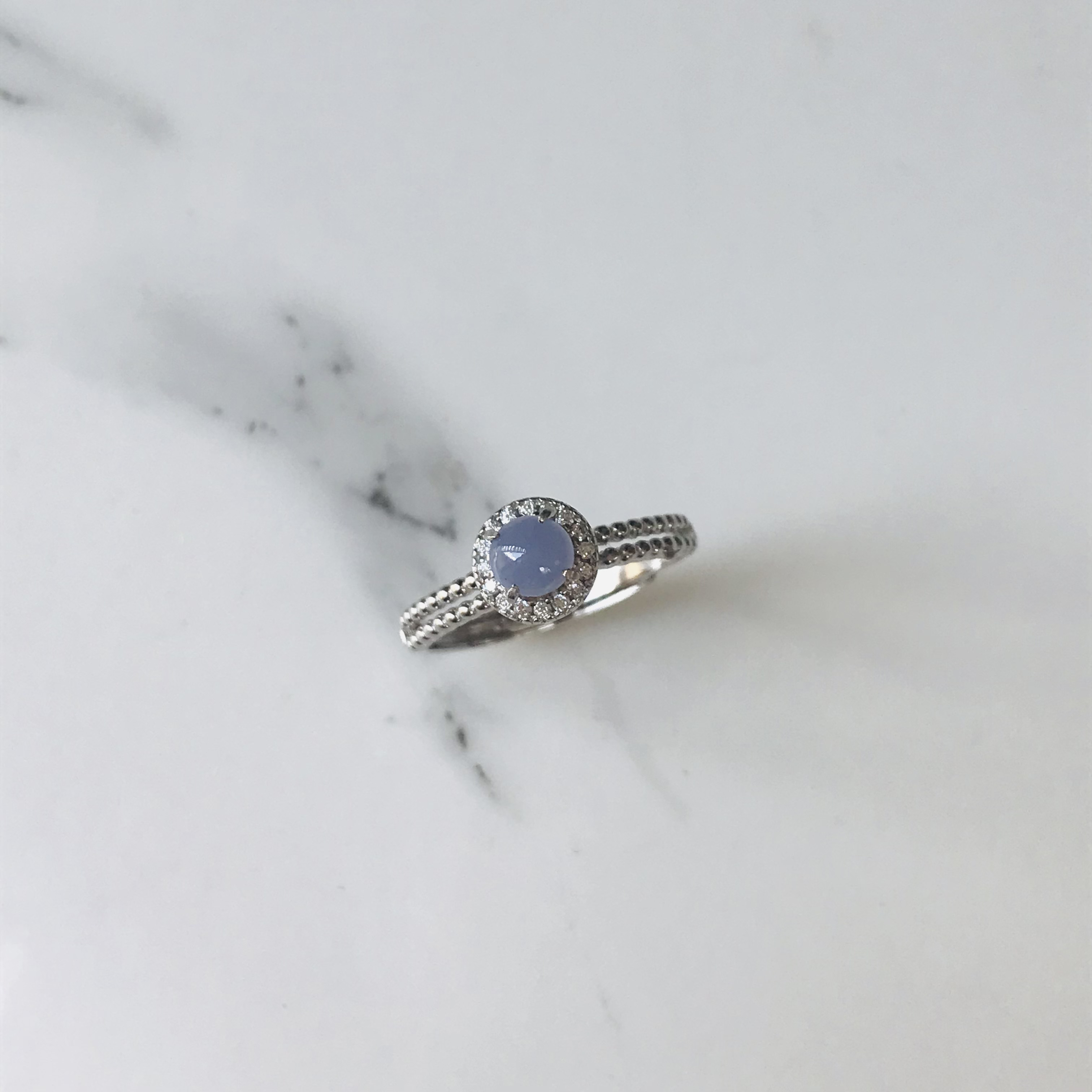 [R411-001］ ジェイド　JADE ヒスイ　本翡翠　リング　天然石　ミャンマー産　指輪　sv925