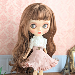 カスタム アイシードール アウトフィット 付き ❤ オープンマウスの子♪ オープンマウス アイシードール ICY 可動ボディ 1/6ドール カスタム
