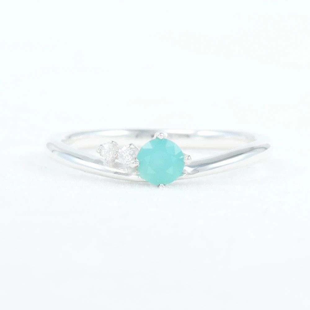 シーブルーカルセドニ リング SV925 CH074CIBSN