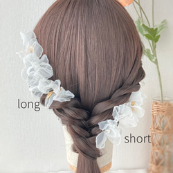 シルク100%のオリジナル3段リボンボンネ ヘッドドレス（ウェディング