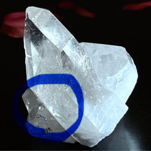 レインボー　ミナスジェライス州 トマスゴンサガ産　水晶　原石　クリスタル イシス レインボーミナスジェライス州 トマスゴンサガ 水晶 クリスタル