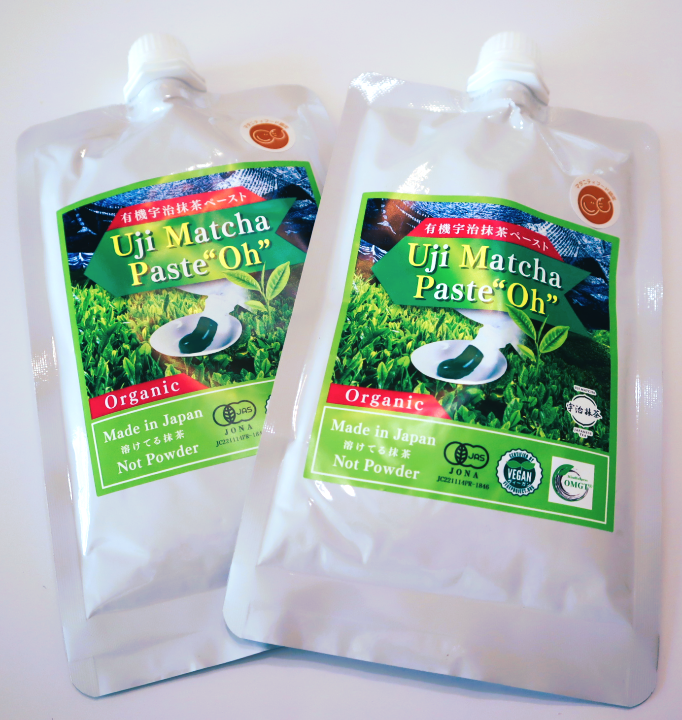 本物の有機宇治抹茶を味わう「宇治抹茶ペーストOh」150ｇ　2個セット