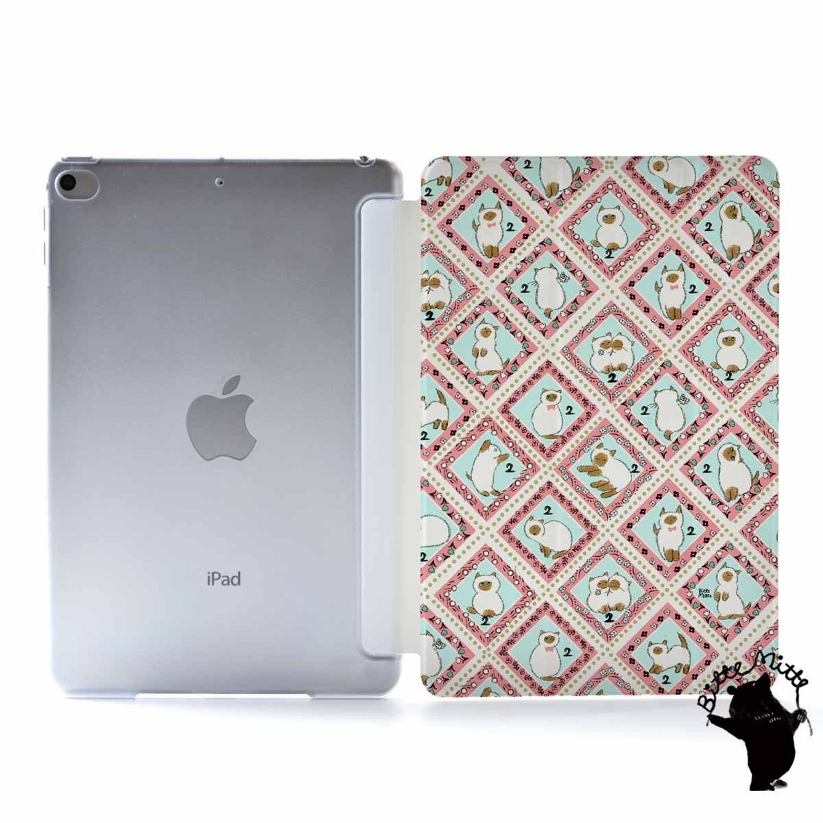 美品ケース付き！iPad ZENIX DESIGN TECH iPad ケース 360度回転 フィルム付き