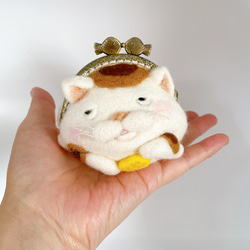 羊毛フェルト作家　sako様　がま口ポシェット 羊毛フェルト作家 sako様 がま口ポシェット