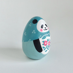 たまごパンダ《ピンクの花》 11枚目の画像