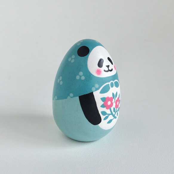 たまごパンダ《ピンクの花》 11枚目の画像
