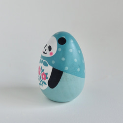 たまごパンダ《ピンクの花》 9枚目の画像