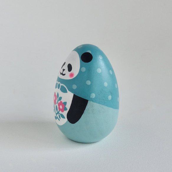 たまごパンダ《ピンクの花》 9枚目の画像