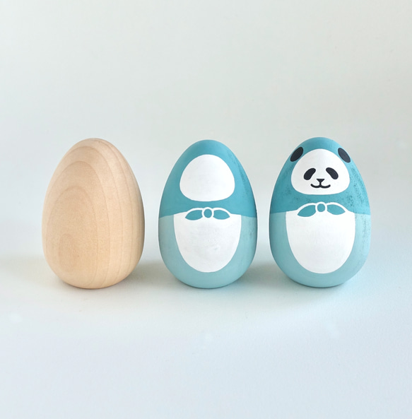 たまごパンダ《ピンクの花》 18枚目の画像