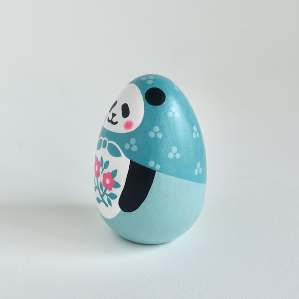 たまごパンダ《ピンクの花》 13枚目の画像