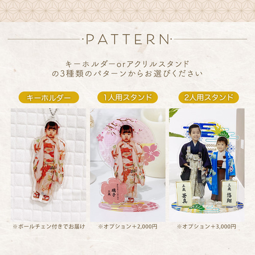 七五三 写真 グッズ アイテム アクリルスタンド アクスタ キーホルダー