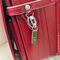 【ひらがな名入れ無料】ネームタグ・ファスナー引手「リュック・ランドセルに！」栃木レザーヌメ革 8枚目の画像