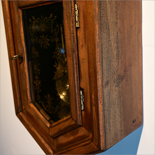 精工舎 スケルトン仕様 ぜんまい時計 リメイク品 掛け時計 振り子時計