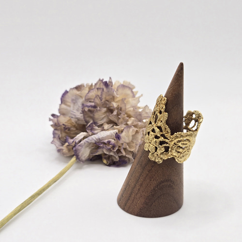 薔薇のレースデザインのリング・真鍮 指輪・リング it's colour 通販