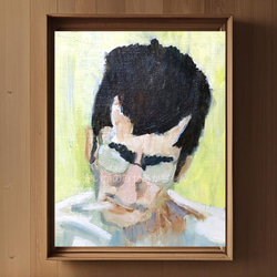 16×23㎝「朝の海6」サムホール・油彩画・原画 絵画 かいがの