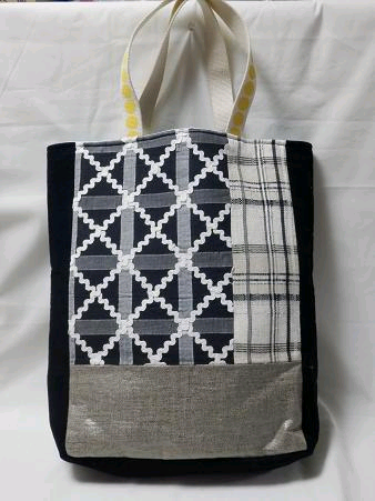 おけいこバッグ　6　（黒と白）