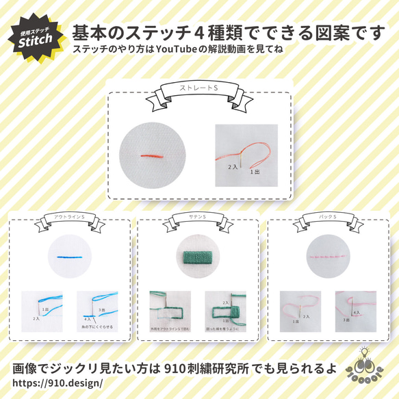 【動画あり】イニシャル デコ 刺繍 IDEable LIGHT サマードリンク：IDL_K03 13枚目の画像