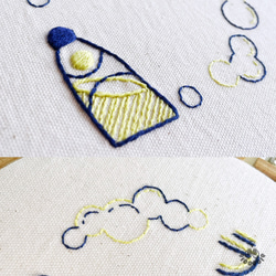 【動画あり】イニシャル デコ 刺繍 IDEable LIGHT サマードリンク：IDL_K03 18枚目の画像