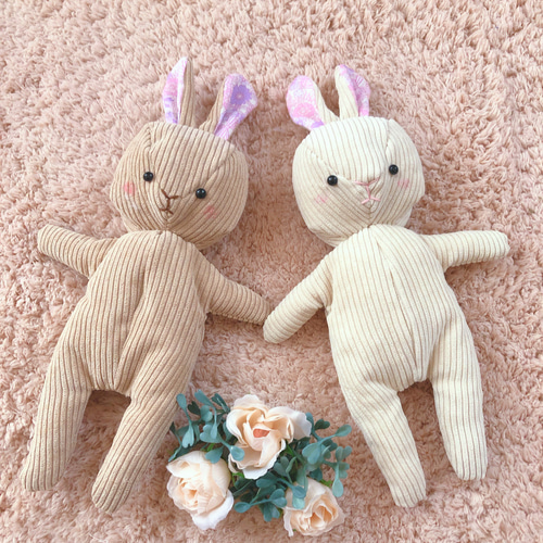 期間限定価格♡着せ替えぬいぐるみ ワンピースセット うさぎ2カラー