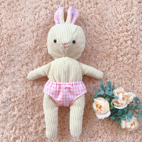 期間限定価格♡着せ替えぬいぐるみ ワンピースセット うさぎ2カラー