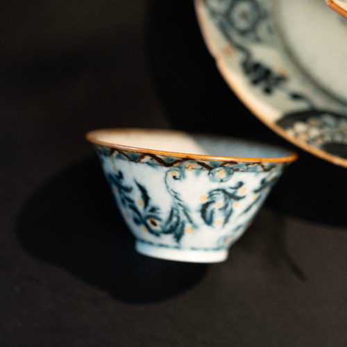 詩瓷集｜中国唐風の人氣手描き蓋碗 景徳鎮ハンドメイド・安南青花磁器