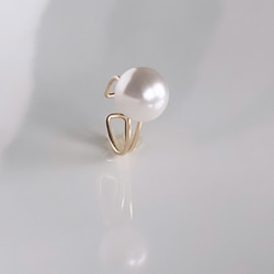 【期間限定】【夏の福袋no.3】Flowピアス&Grainパールイヤーカフ 5枚目の画像