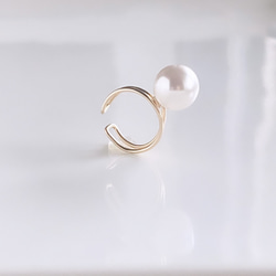 【期間限定】【夏の福袋no.3】Flowピアス&Grainパールイヤーカフ 4枚目の画像
