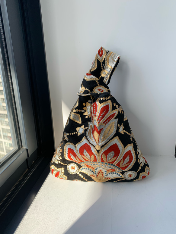 193★豪華刺繍正絹袋帯10本まとめ売り★着用可能/着物/リメイク/バッグ★ 西陣織】帯リメイクバッグ（伝統工芸/着物リメイク/着物バッグ/一点物