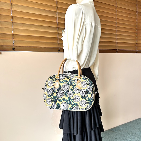 creema限定、ミナペルホネン 、Rosy、ボストン 11枚目の画像