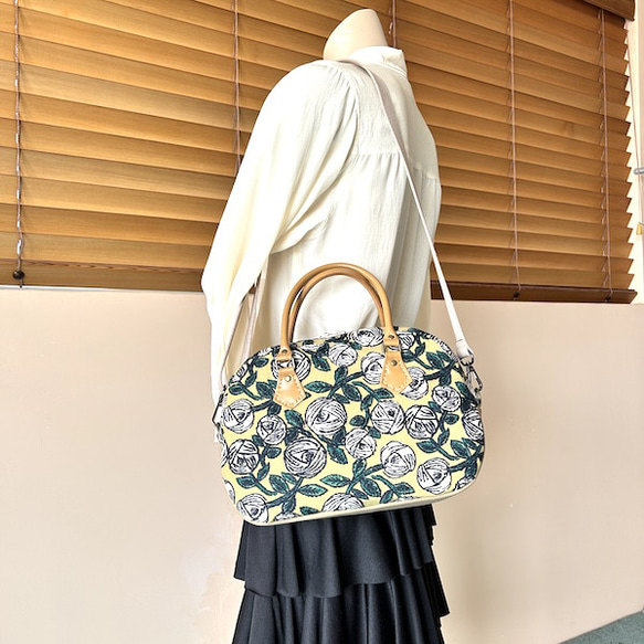 creema限定、ミナペルホネン 、Rosy、ボストン 9枚目の画像