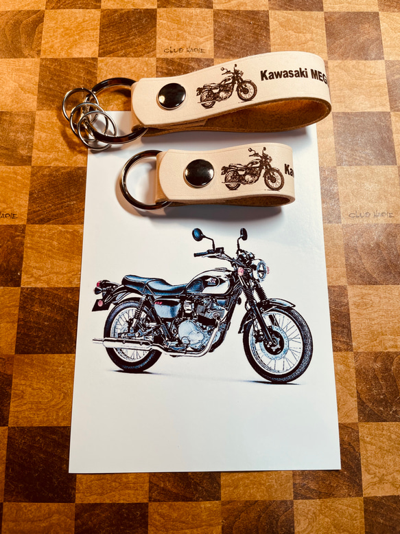 本革レザーキーストラップ メグロS1 オリジナルレザーキーストラップ