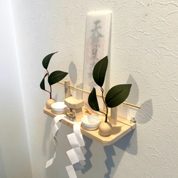 厳選国産檜　お上品な神棚／神座kamikura−お宮形−宮っ子（みやっこ） 5枚目の画像