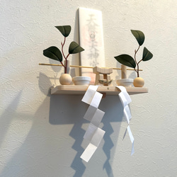 厳選国産檜　お上品な神棚／神座kamikura−お宮形−宮っ子（みやっこ） 3枚目の画像