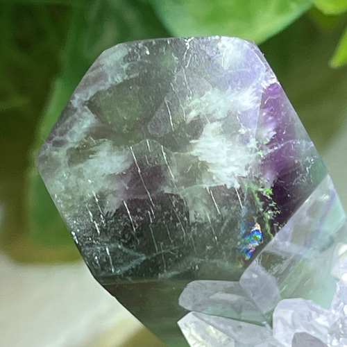 エンジェルフェザー フローライト マルチカラー 蛍石 ポイント 原石