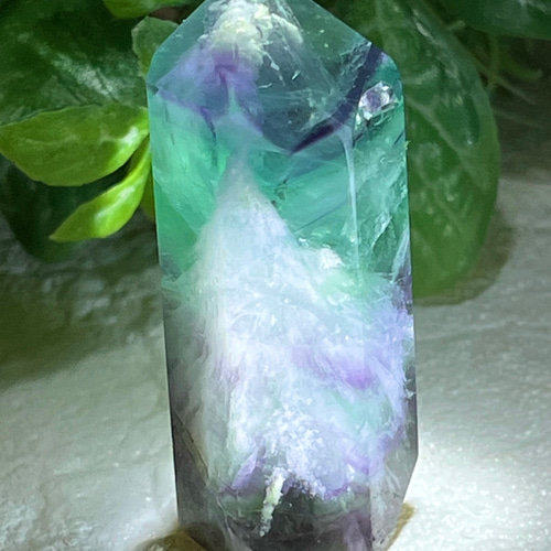 エンジェルフェザー フローライト マルチカラー 蛍石 ポイント 原石