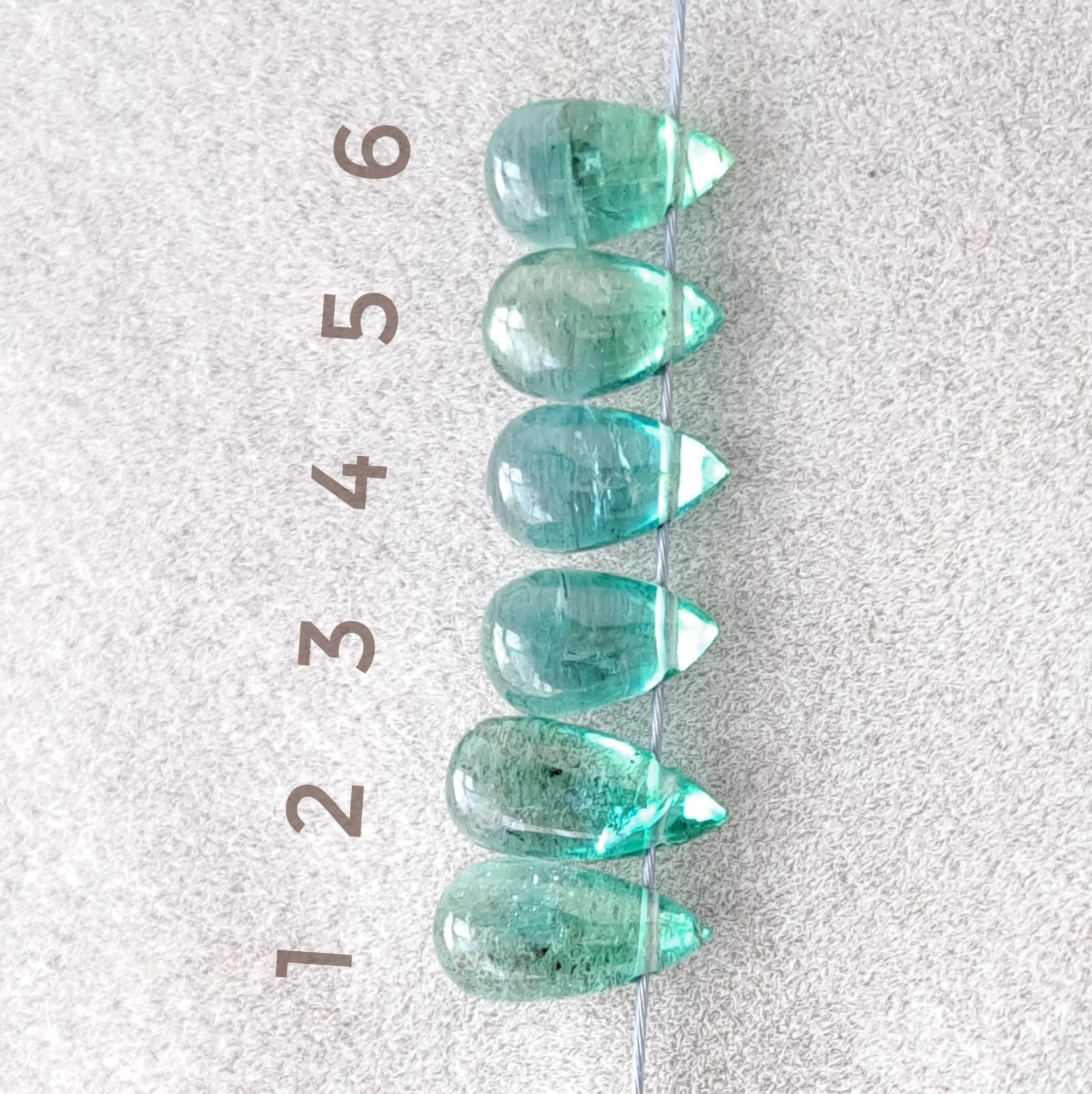 高品質エメラルド ドロップLL 1&2番セット