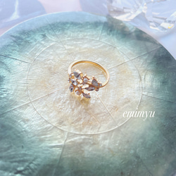 3set Crystal Elegant Ring 3枚目の画像