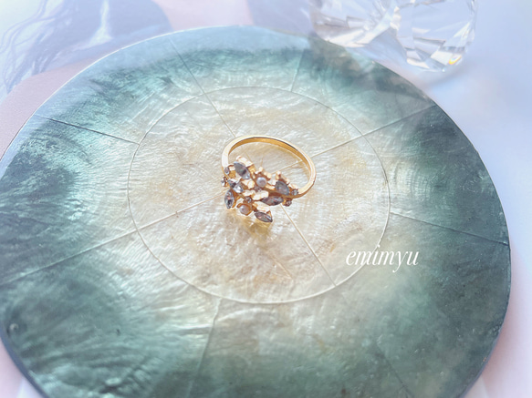 3set Crystal Elegant Ring 3枚目の画像