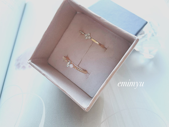3set Crystal Elegant Ring 4枚目の画像