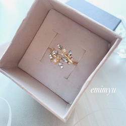 3set Crystal Elegant Ring 2枚目の画像