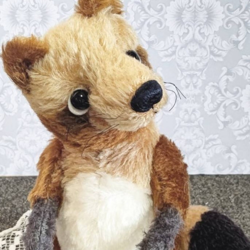 たぬき／テディベアタイプの子狸さん 約25cm ぬいぐるみ