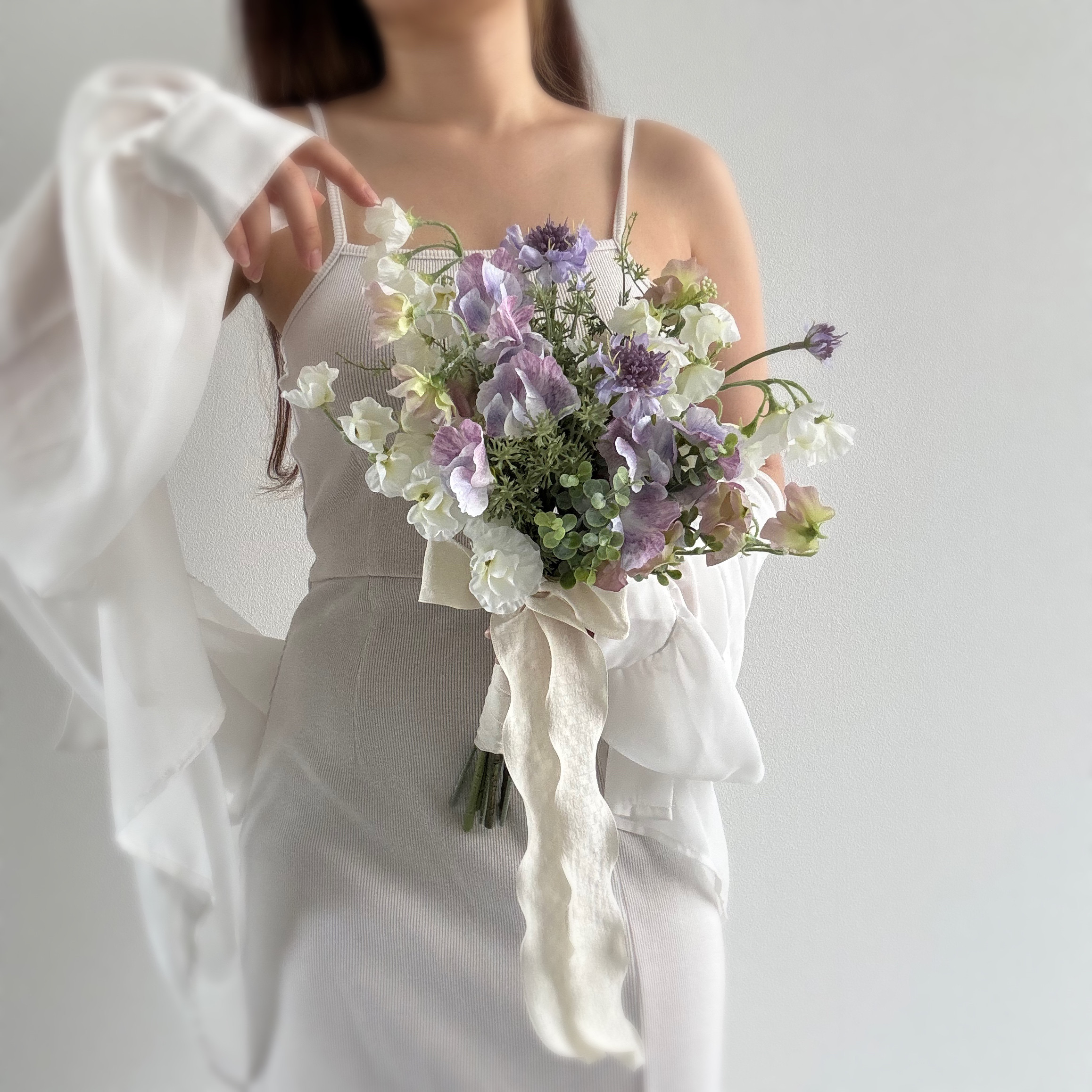 Violet Breeze ⌇﻿ クラッチブーケ ♡ アーティフィシャルフラワー ウェディング ブーケ