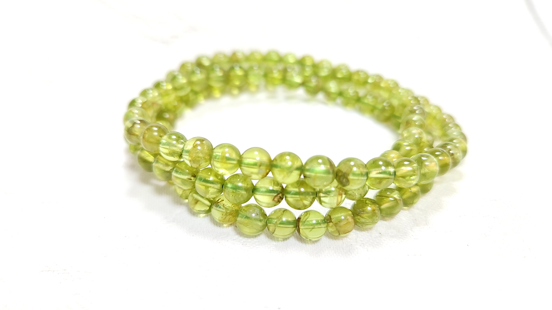 ペリドット三連《高品質》◇希少◇ネックレス◇ブレスレット◇天然石◇