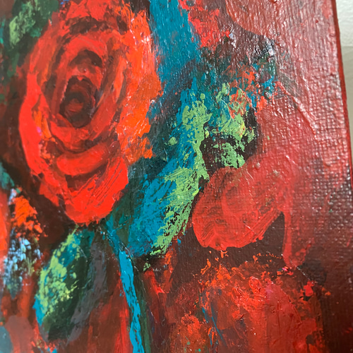 絵画 迷子のバラ Lost Roses インテリア アクリル画 パネル バラ