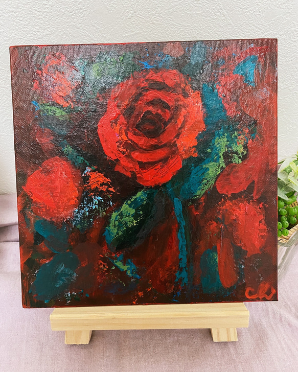 絵画 迷子のバラ Lost Roses インテリア アクリル画 おしゃれ