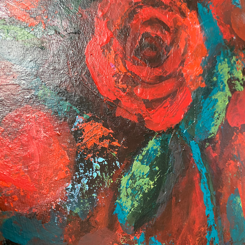 絵画 迷子のバラ Lost Roses インテリア アクリル画 おしゃれ