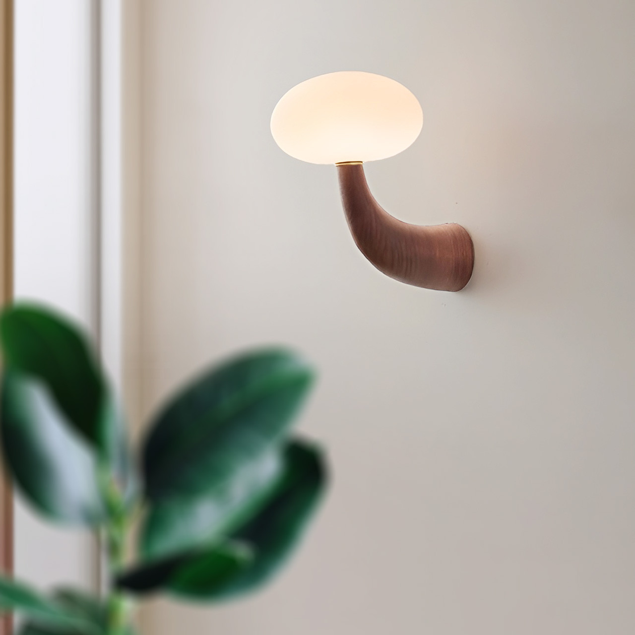 大正レトロスタイル 北米産ブラックウォールナット材 ウォールランプ ハンドメイド オリジナルウッド 426W