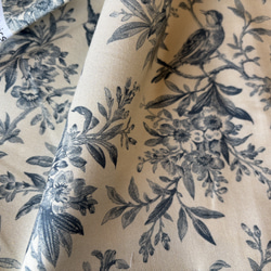 タイムレストレジャーズ！アンティーク調『TimeLess Treasures　植物柄　ブルー』～50㎝単位でカット～ 7枚目の画像